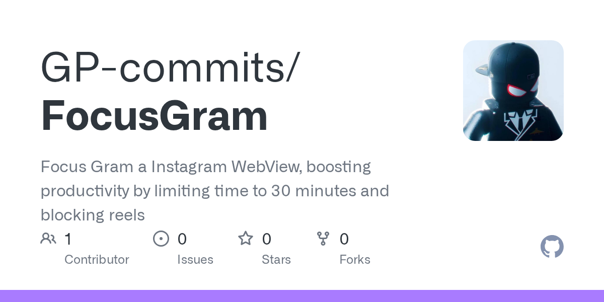 FocusGram repository preview